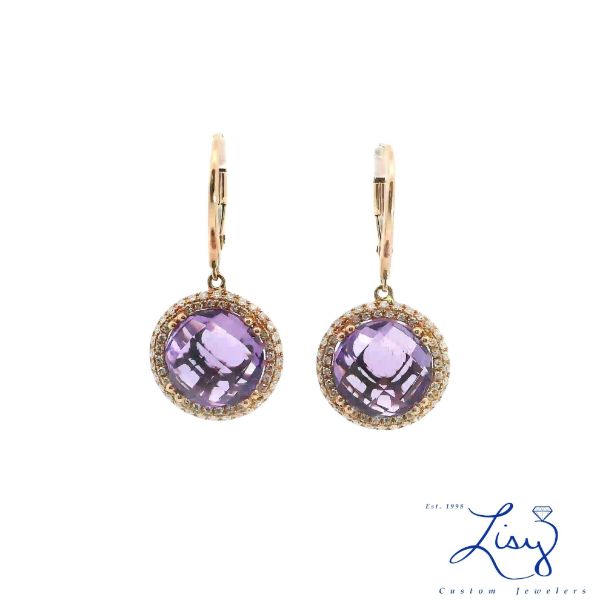 Picture of 14kr EFFY Amethyst Earrings